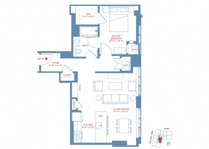 apartment 0811 plan